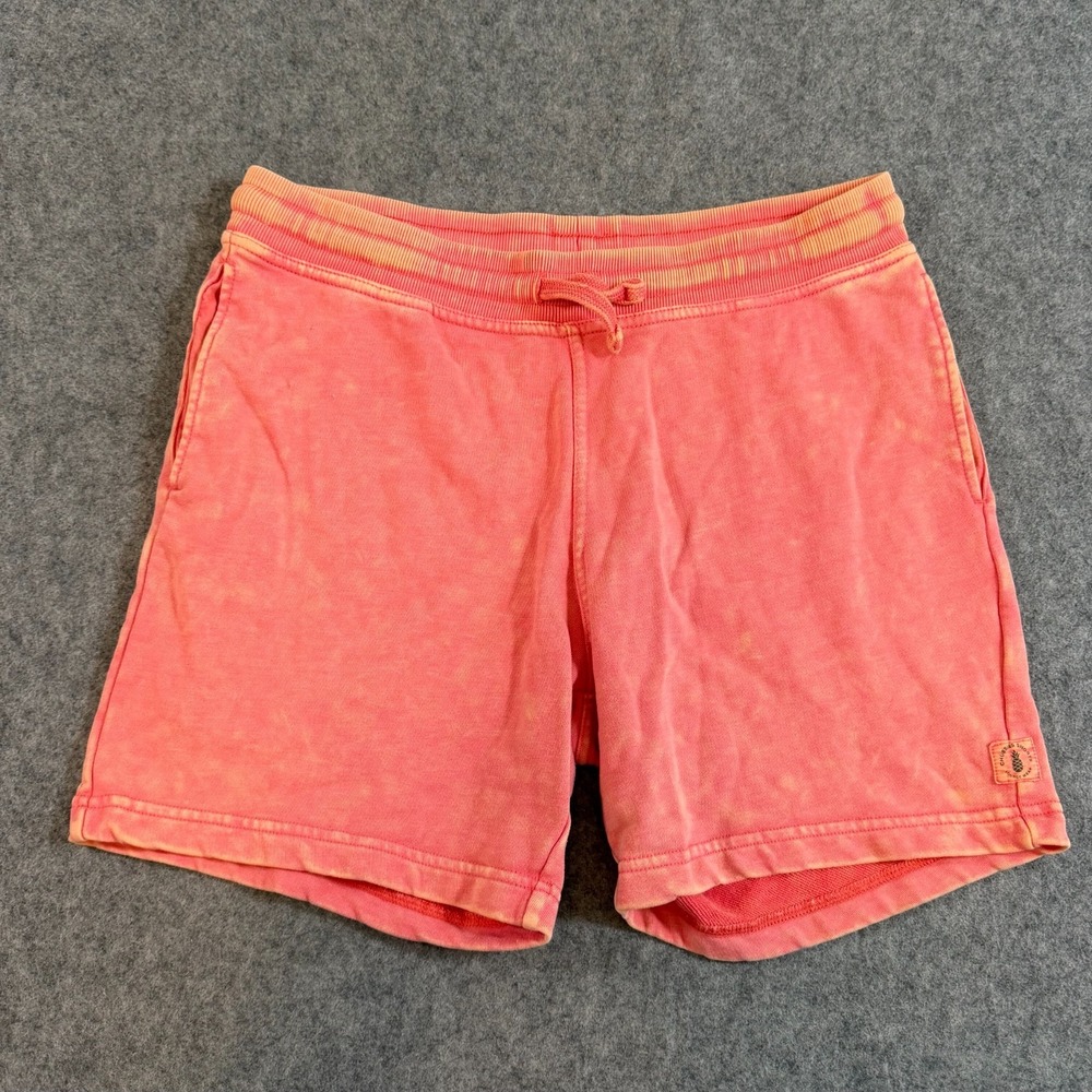 Chubbies Orange The Reddy Set Naps 7" Lounge Sweat Shorts Men's Size Medium